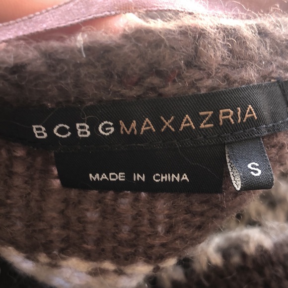 BCBGMAXAZRIA open knit dolman sleeve sweater - Picture 5 of 6